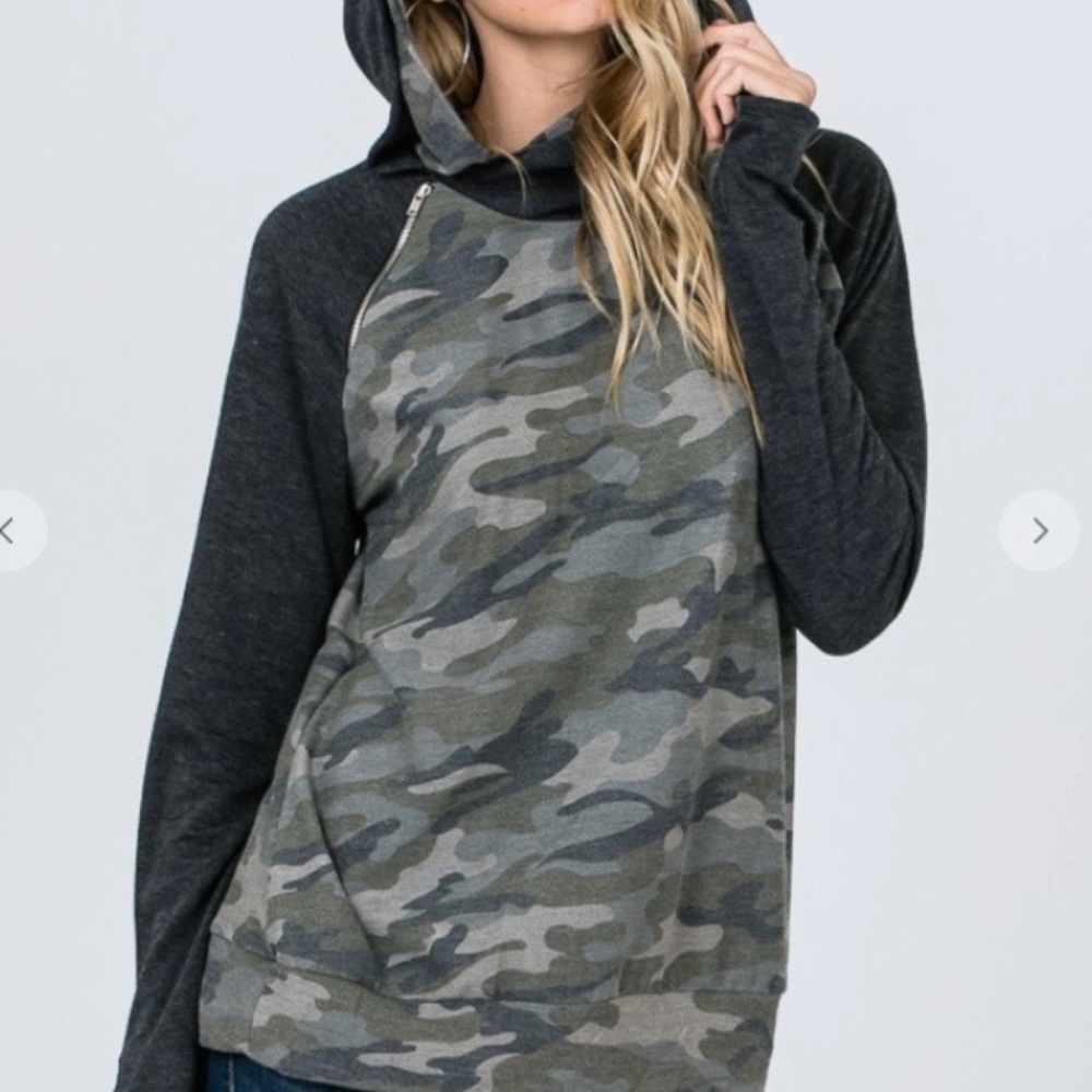 NWT Camo Hoodie